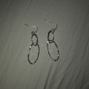 Silver earrings